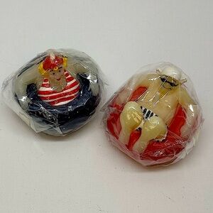 BOSTON WAREHOUSE Bathing Beauties Floating Candle - Curvy Beach Swim Vacay VTG